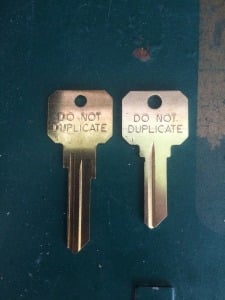 do not duplicate keys