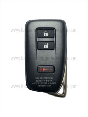 2015 - 2018 Lexus NX300h Smart Key 3 Button - HYQ14FBA-2110